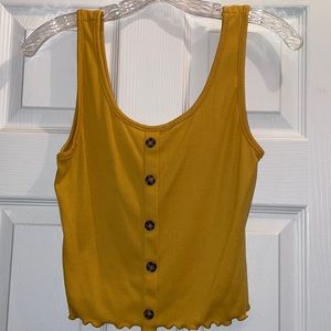 Mustard Yellow Tank Top